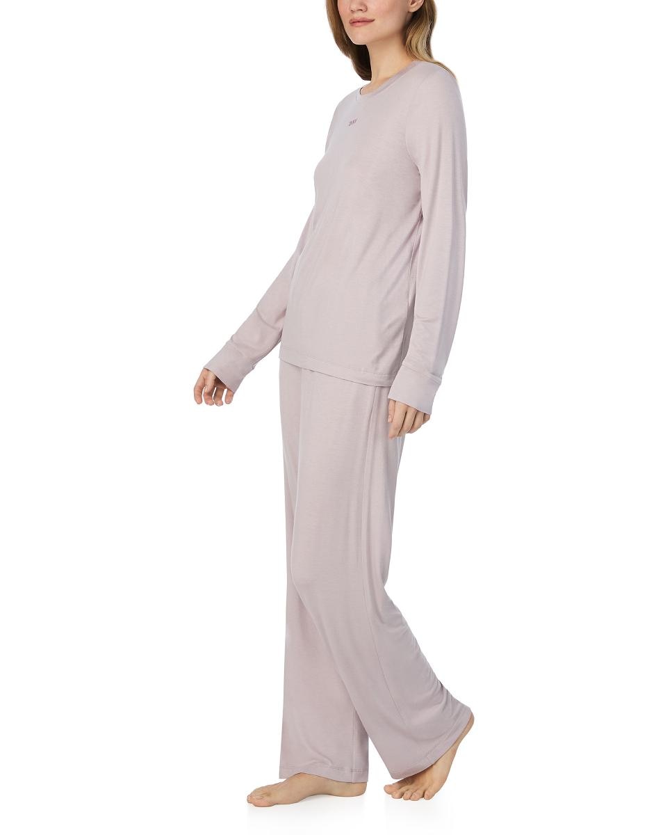 Pijama de Viscose Rosa-4