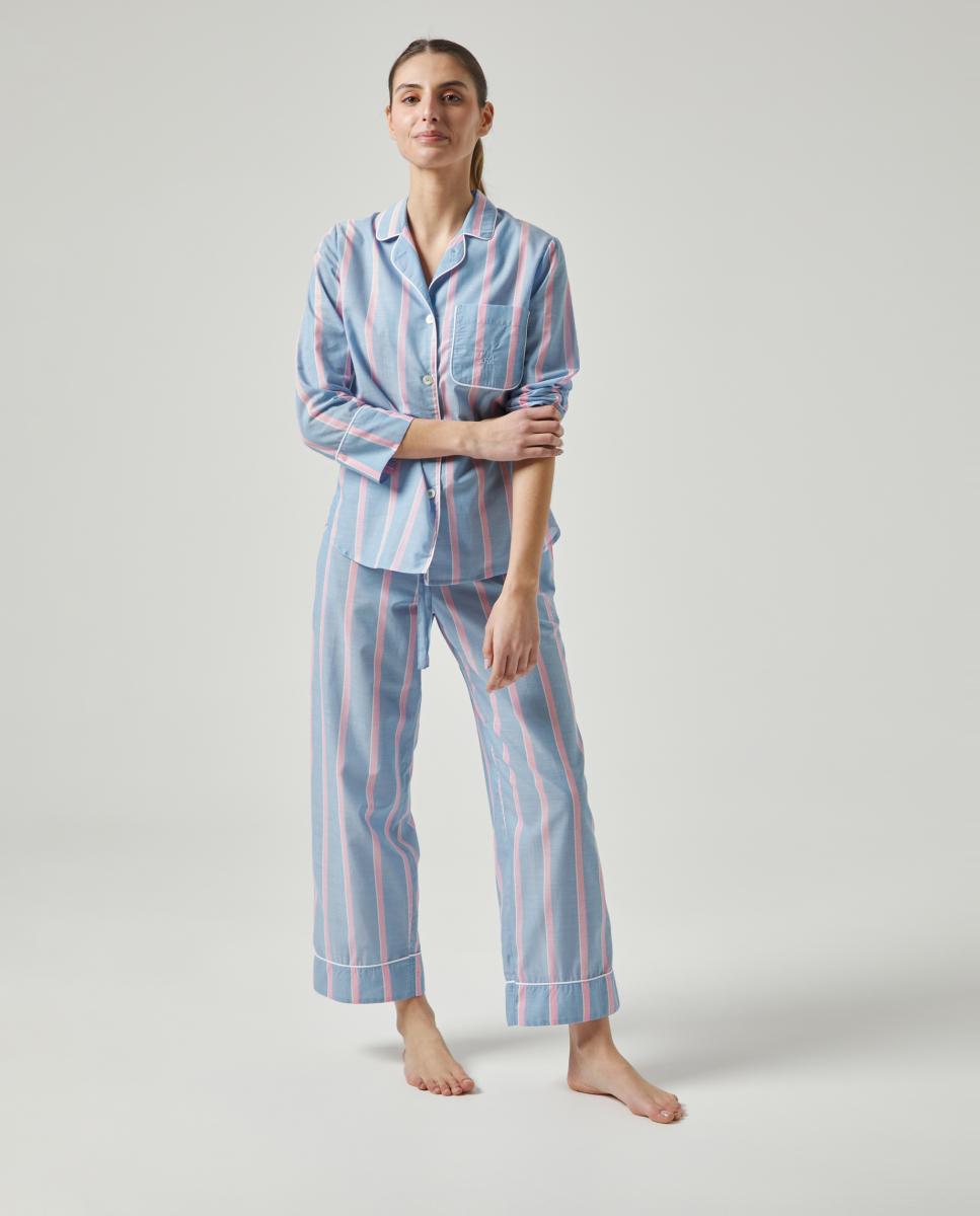 Imagem 0 de Pijama Comprido de Tecido Estampado