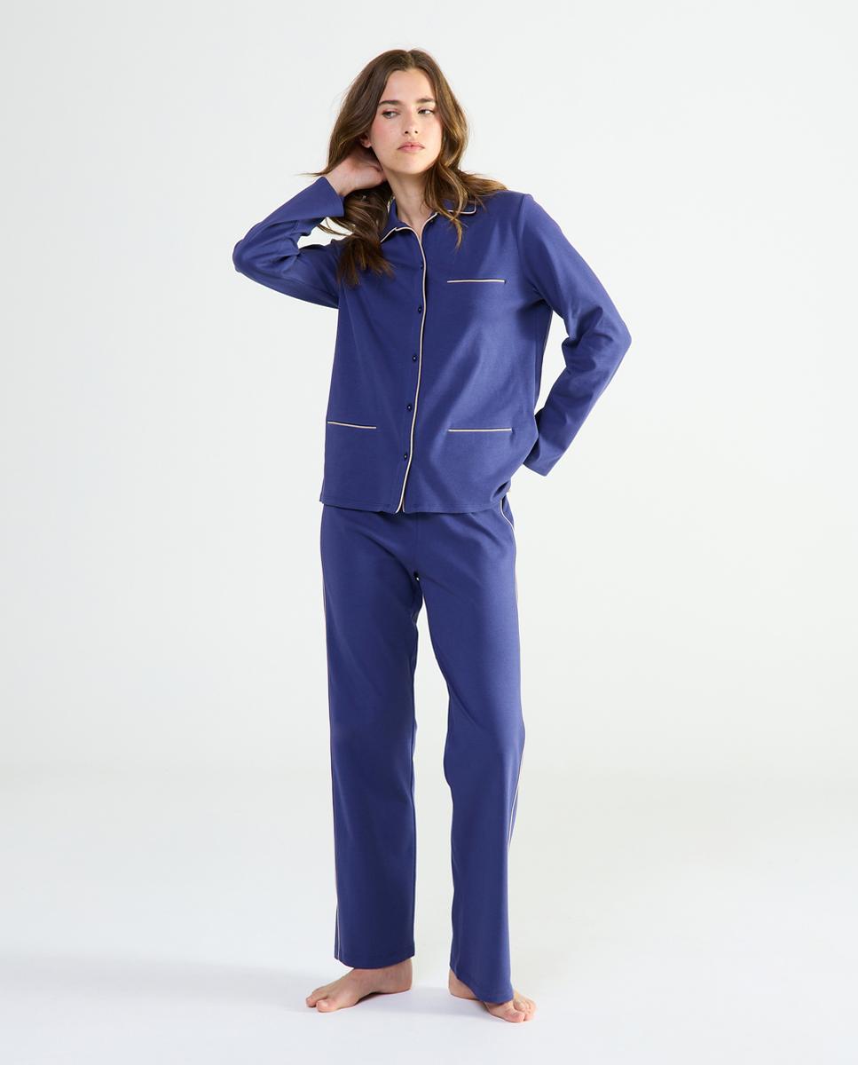 Imagem 0 de Pijama Abotoado - Cru