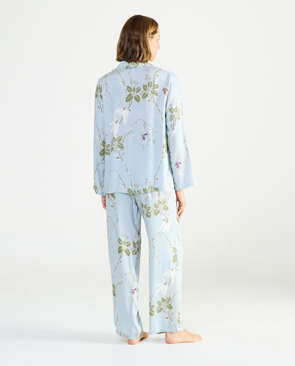 Pijama Estampado - Azul Azul-2