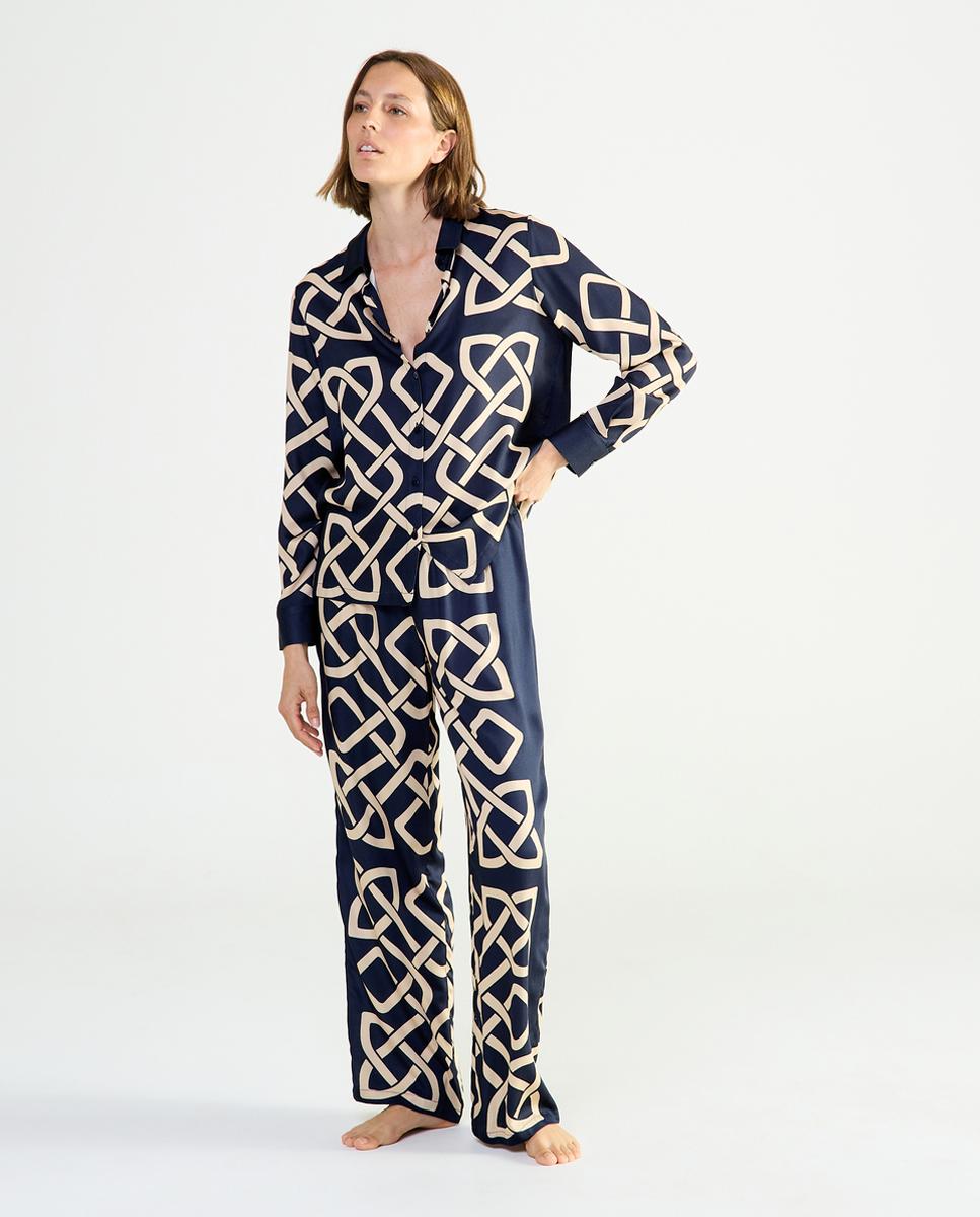 Imagem 0 de Pijama - Azul-Marinho
