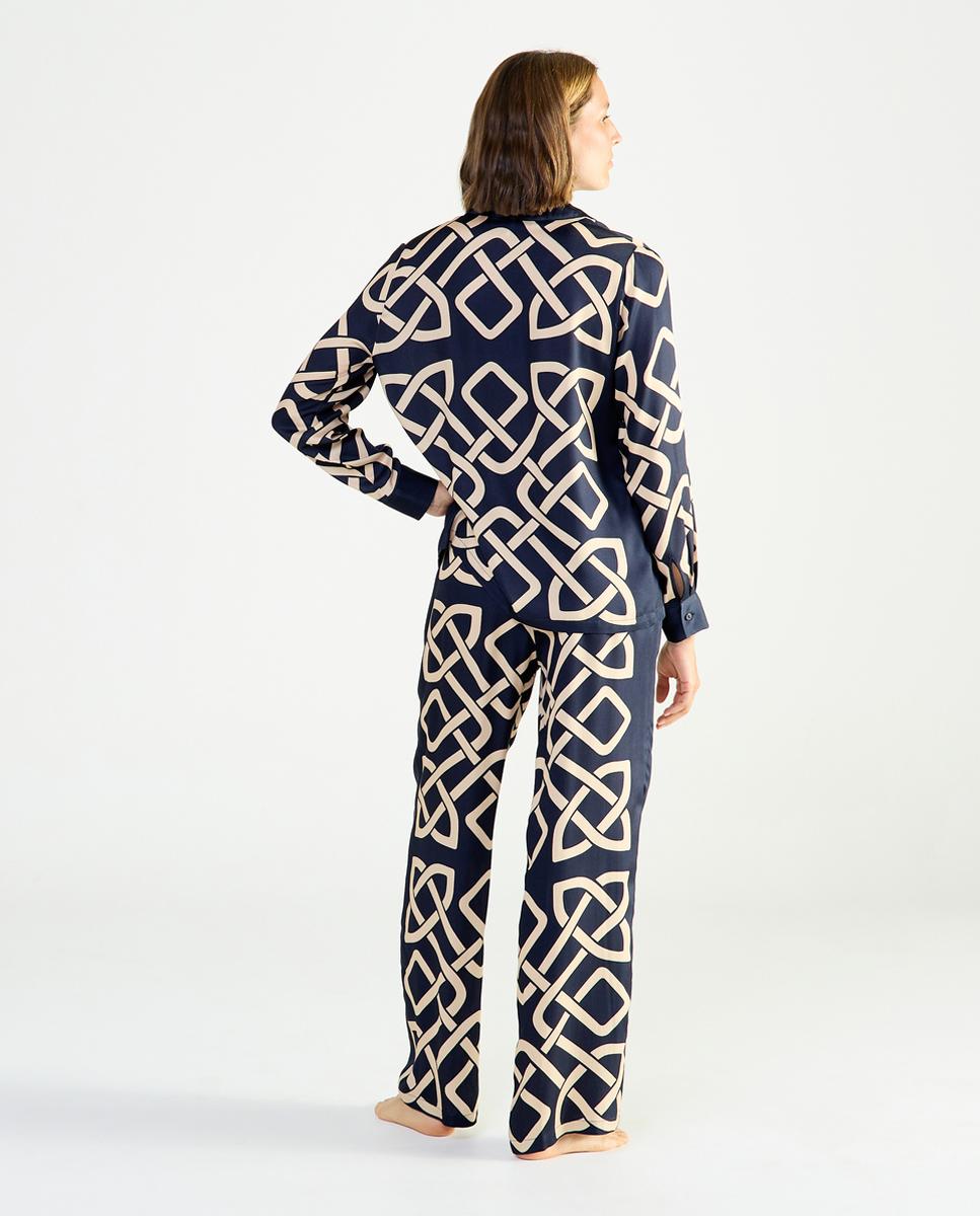 Pijama - Azul-Marinho Azul-2