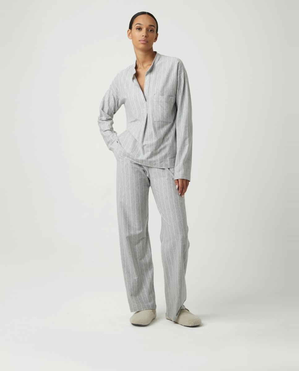 Imagem 0 de Pijama de Manga Comprida e Calças de Algodão