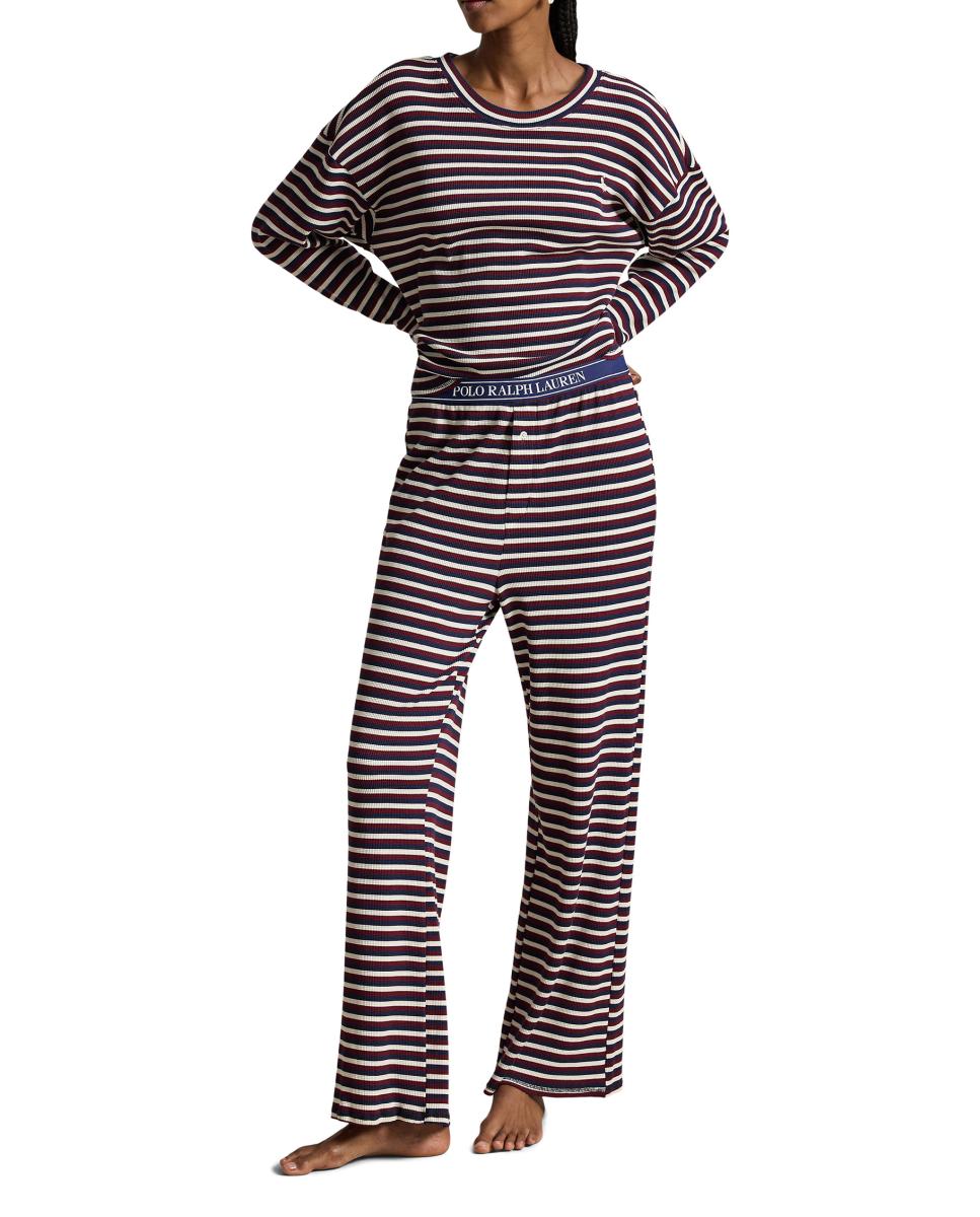 Imagem 0 de Pijama Waffle às Riscas