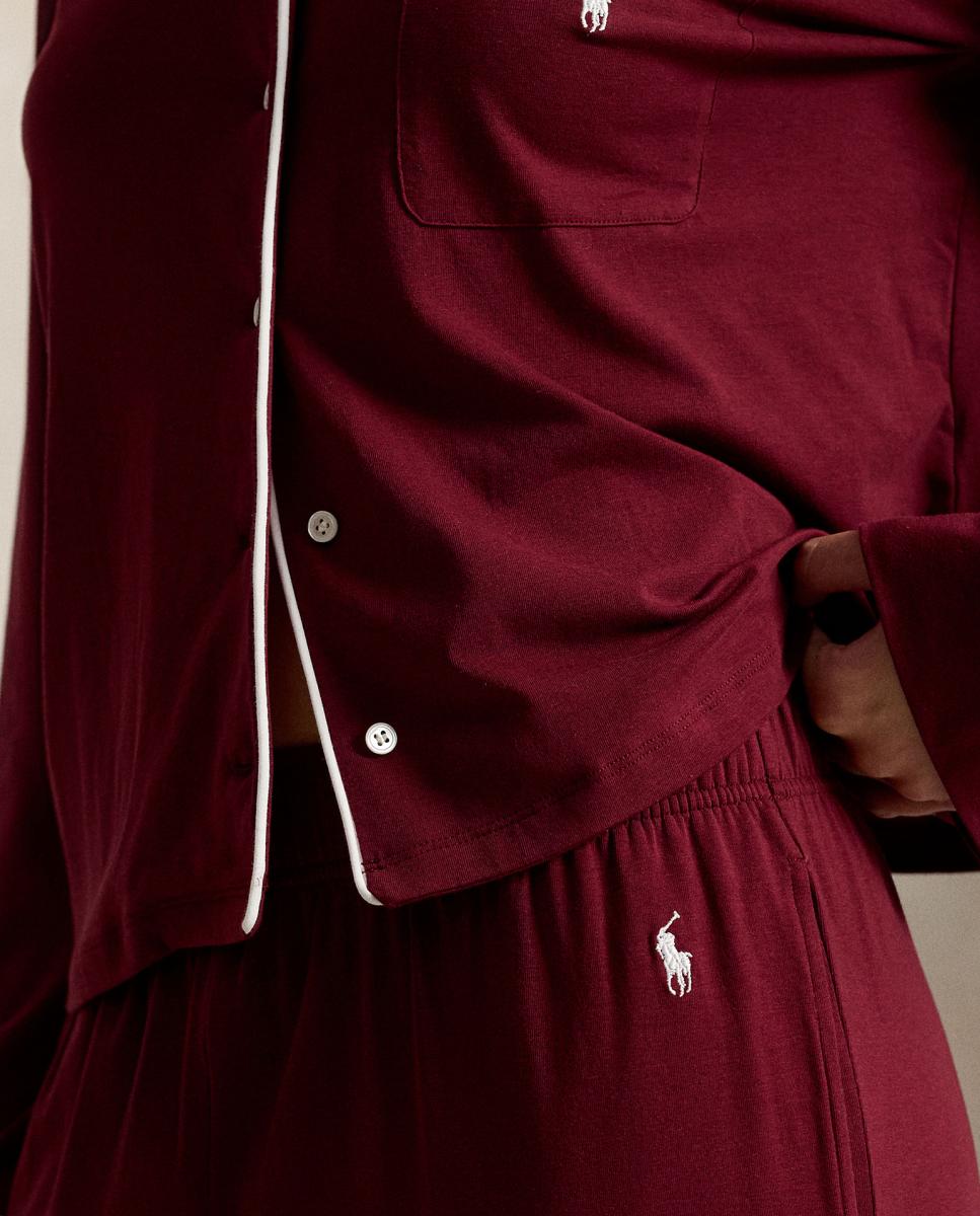Imagen 3 de Pijama de mujer de manga larga - Polo Ralph Lauren - Granate Granate