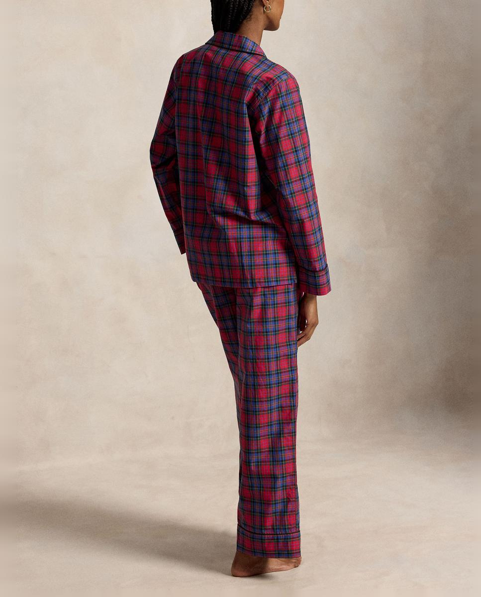 Imagen 2 de Pijama de mujer Madison tartán - Polo Ralph Lauren - Azul Azul