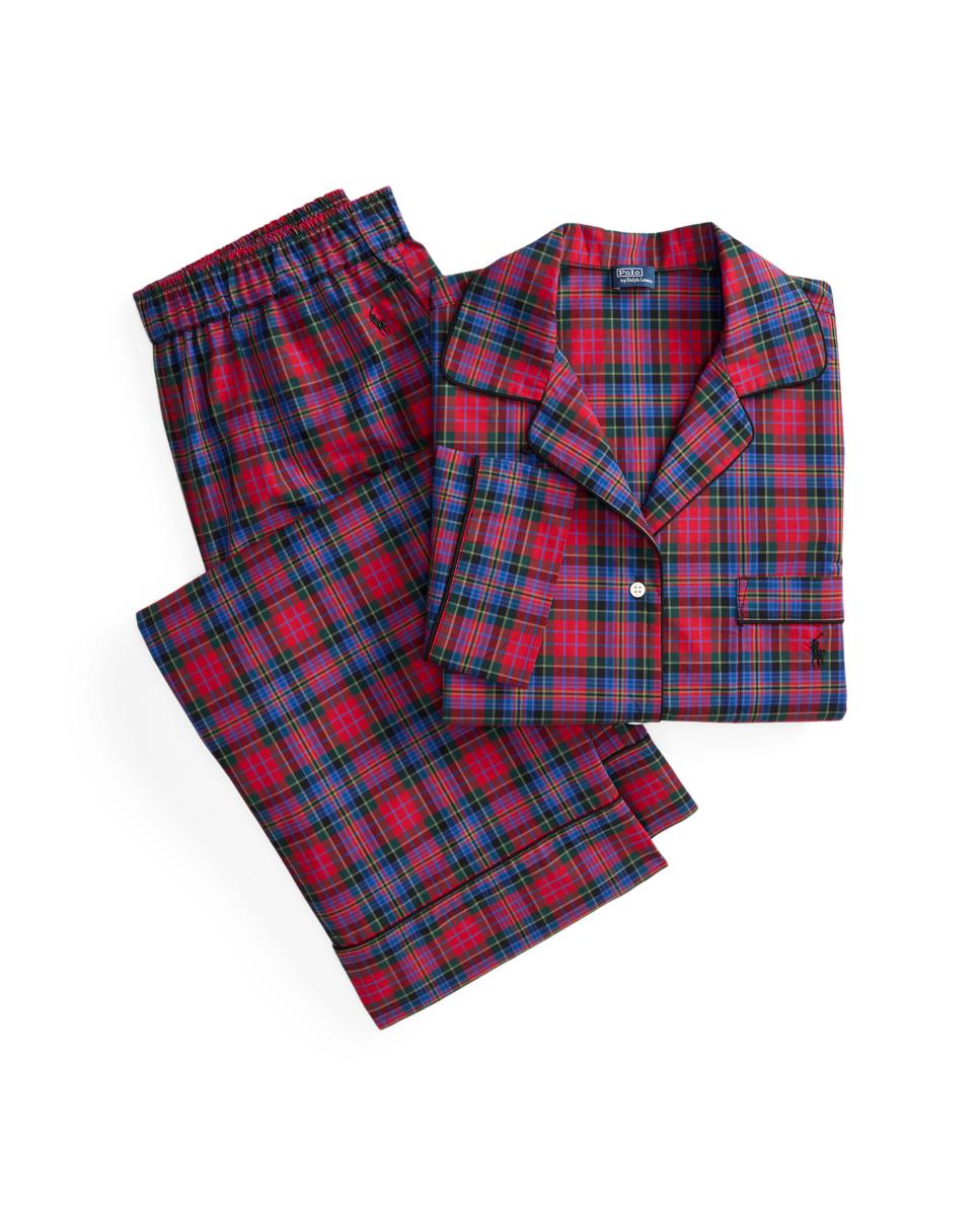 Imagen 4 de Pijama de mujer Madison tartán - Polo Ralph Lauren - Azul Azul