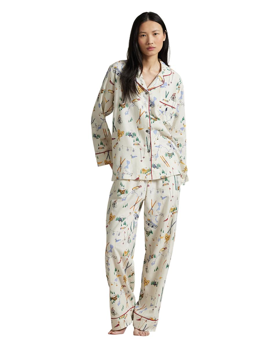 Imagen 1 de Pijama de mujer Madison estampado Azul claro