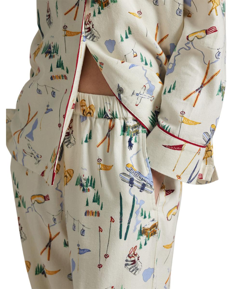 Imagen 3 de Pijama de mujer Madison estampado - Polo Ralph Lauren - Azul claro Azul claro