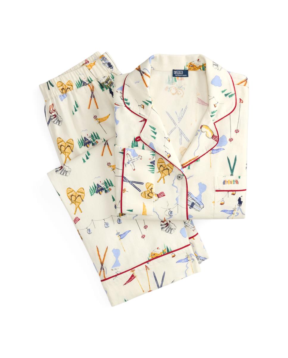 Imagen 5 de Pijama de mujer Madison estampado - Polo Ralph Lauren - Azul claro Azul claro