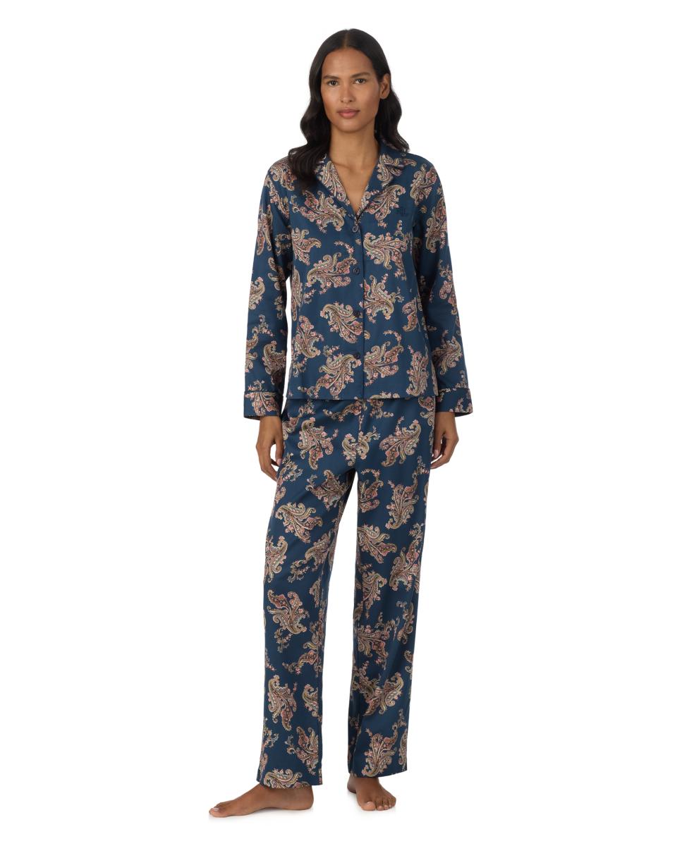 Imagen 0 de Pijama de mujer manga larga pantalón largo Beige