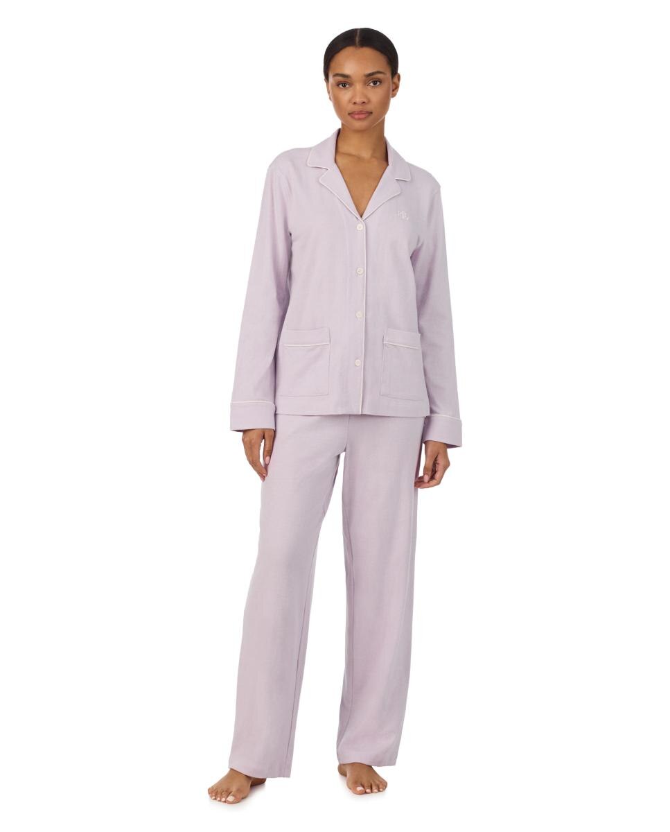 Imagen 0 de Pijama de mujer de algodón 100% Morado