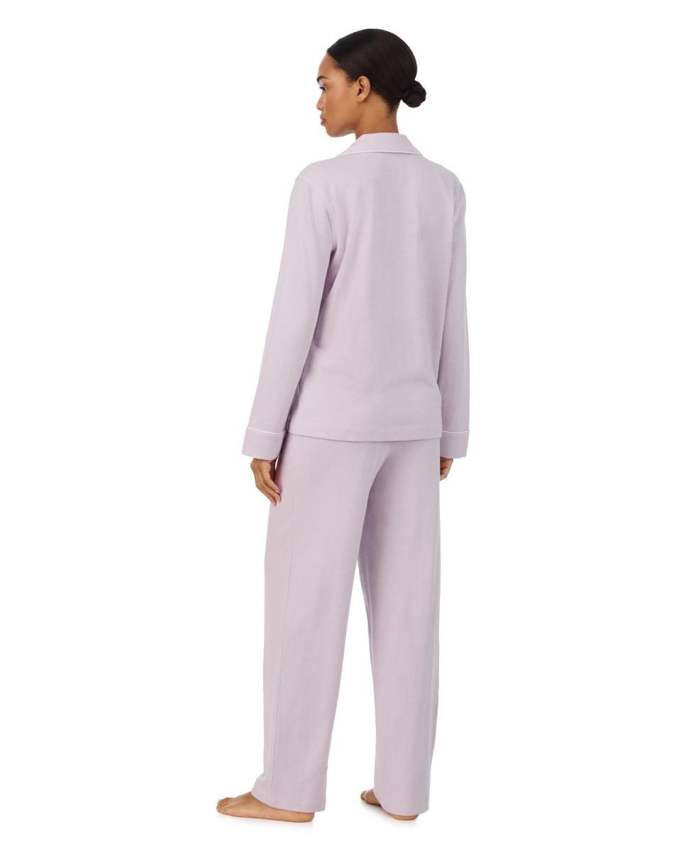 Pijama de mujer de algodón 100% - Lauren - Morado Morado-3
