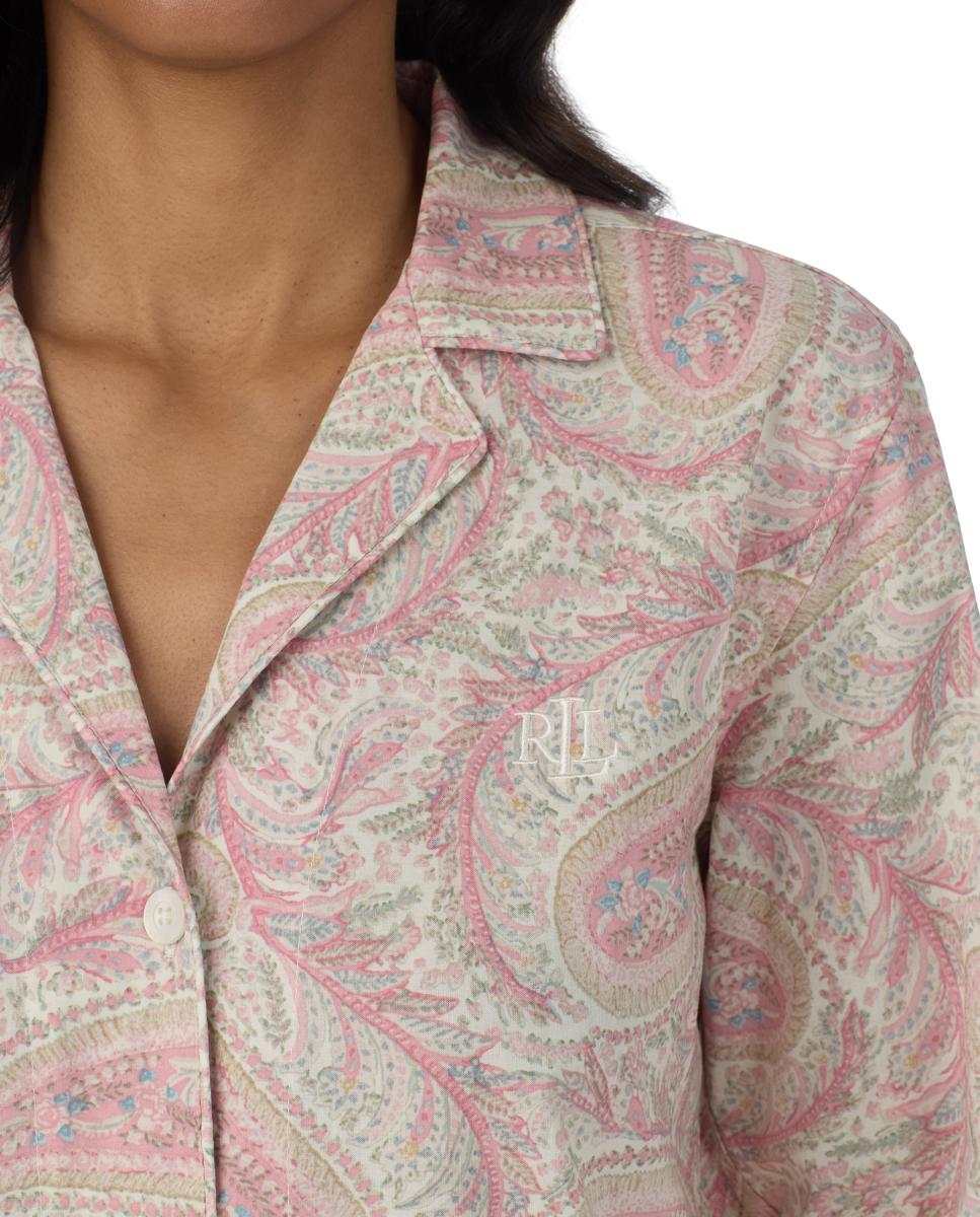 Pijama de mujer de algodón y viscosa - Lauren - Multicolor Multicolor-2