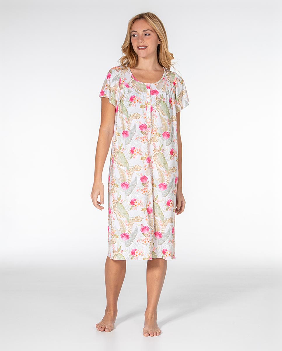 Imagem 0 de Camisa de dormir curta com peça superior