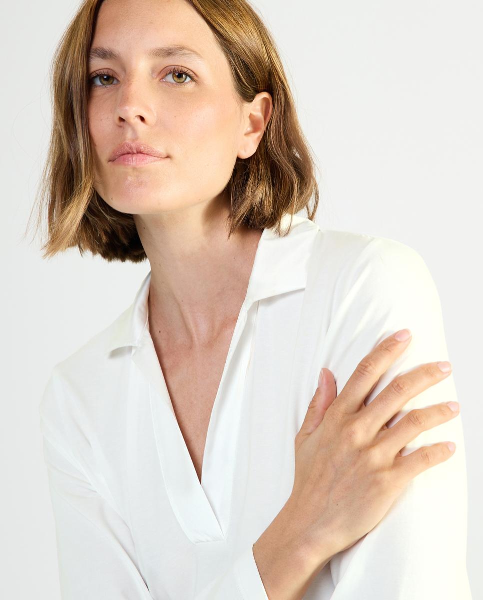 Camisón de mujer largo manga larga - Laurence Tavernier - Crudo Crudo-4
