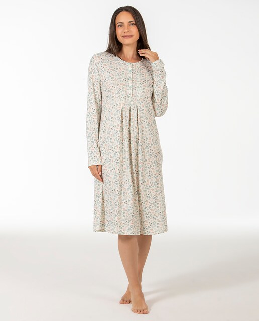 Imagem 0 de Camisa de Dormir com Manga Comprida