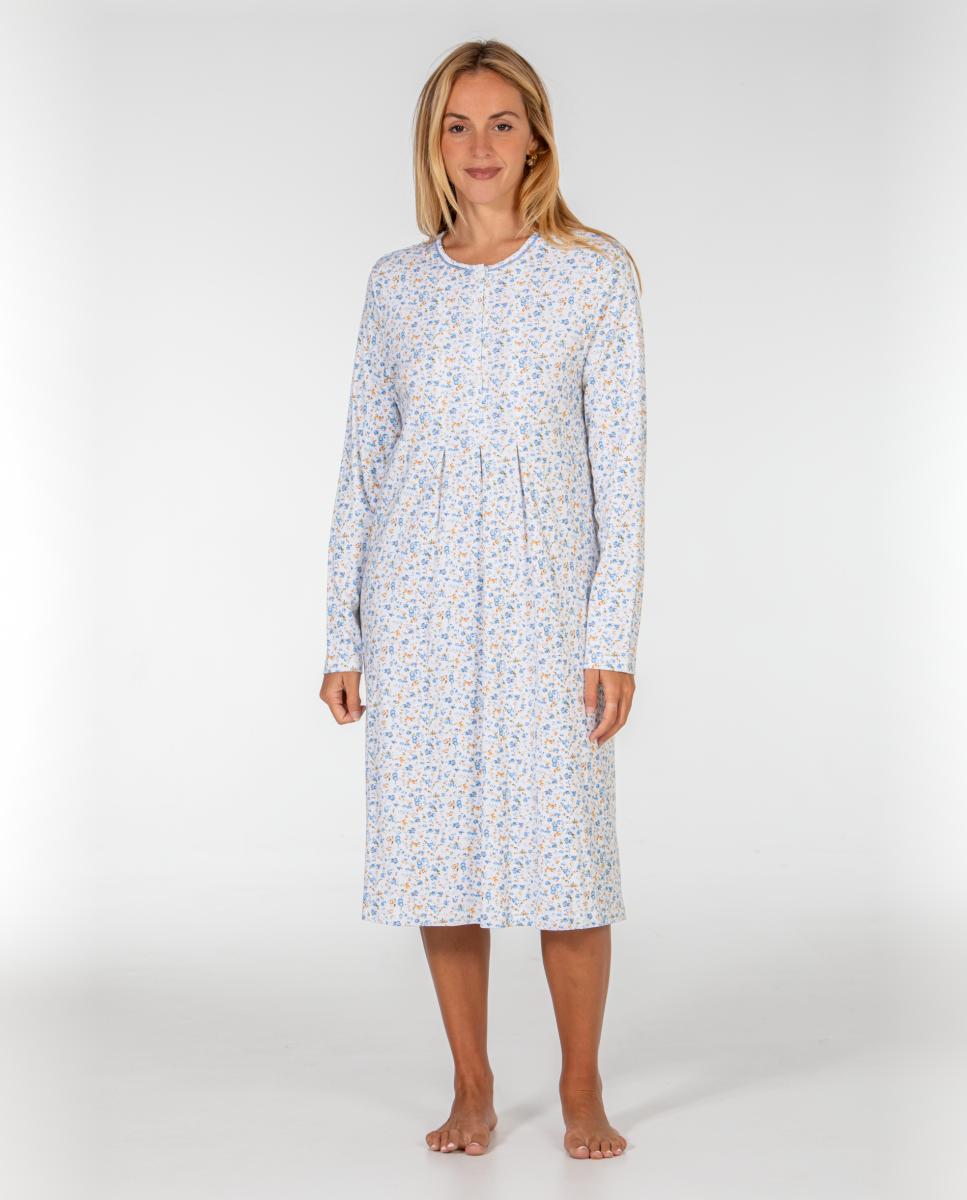 Imagen 0 de Camisón corto de mujer. Azul