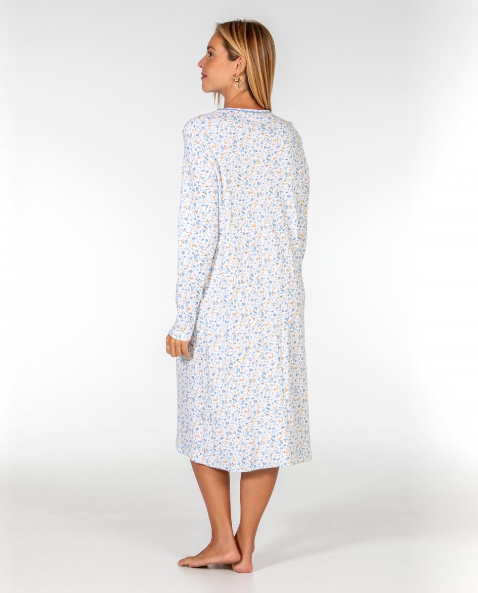 Camisón corto de mujer. - Mitjans - Azul Azul-2