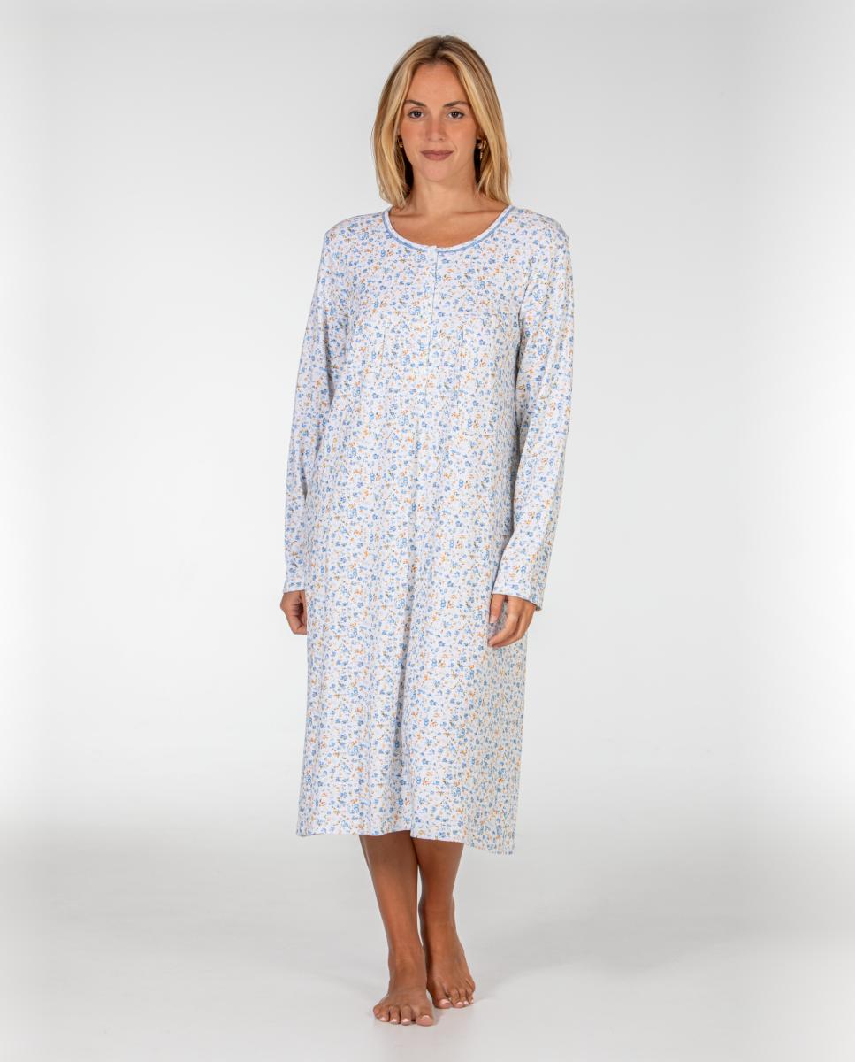 Imagen 0 de Camisón corto de mujer. Azul