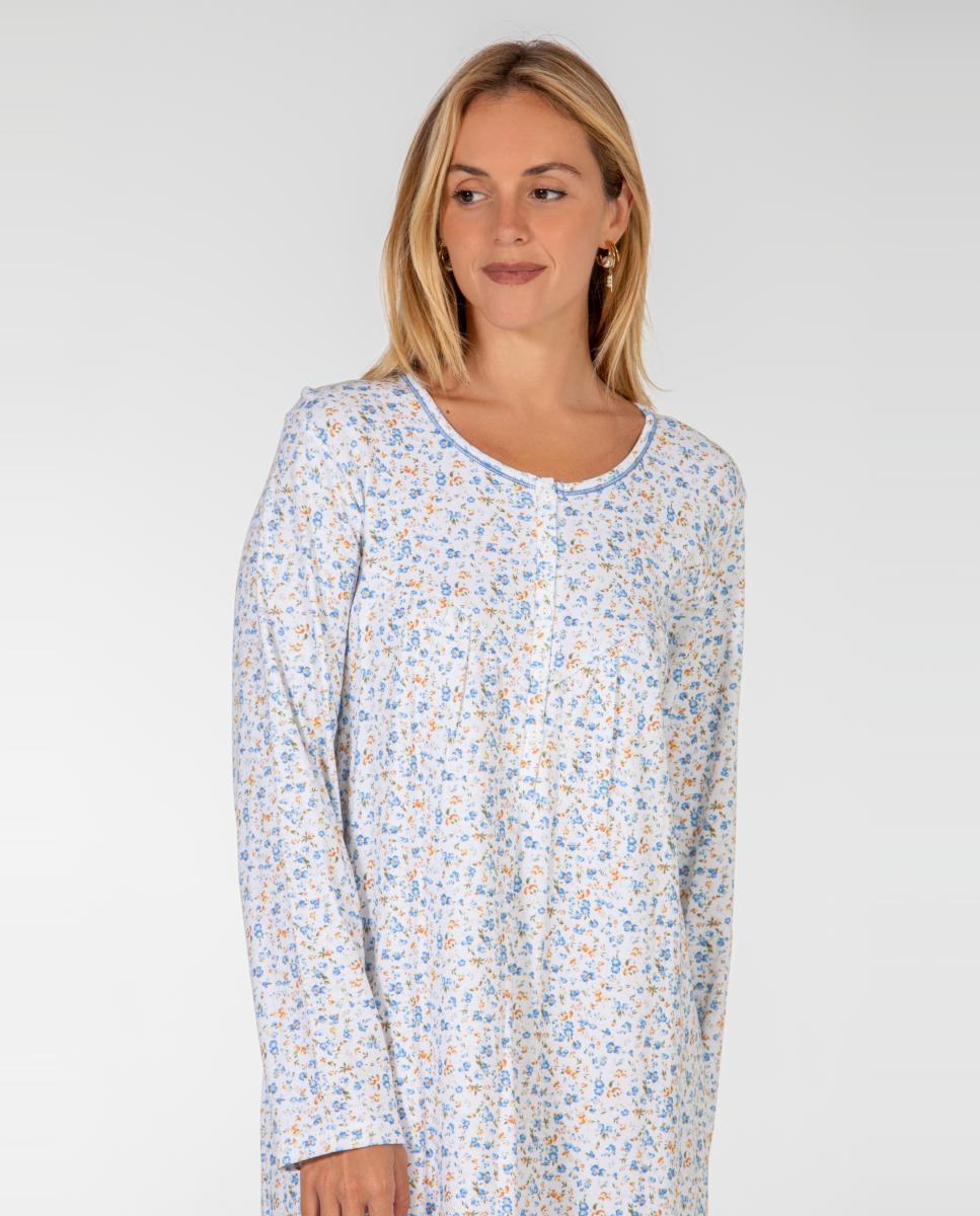 Camisón corto de mujer. - Mitjans - Azul Azul-3