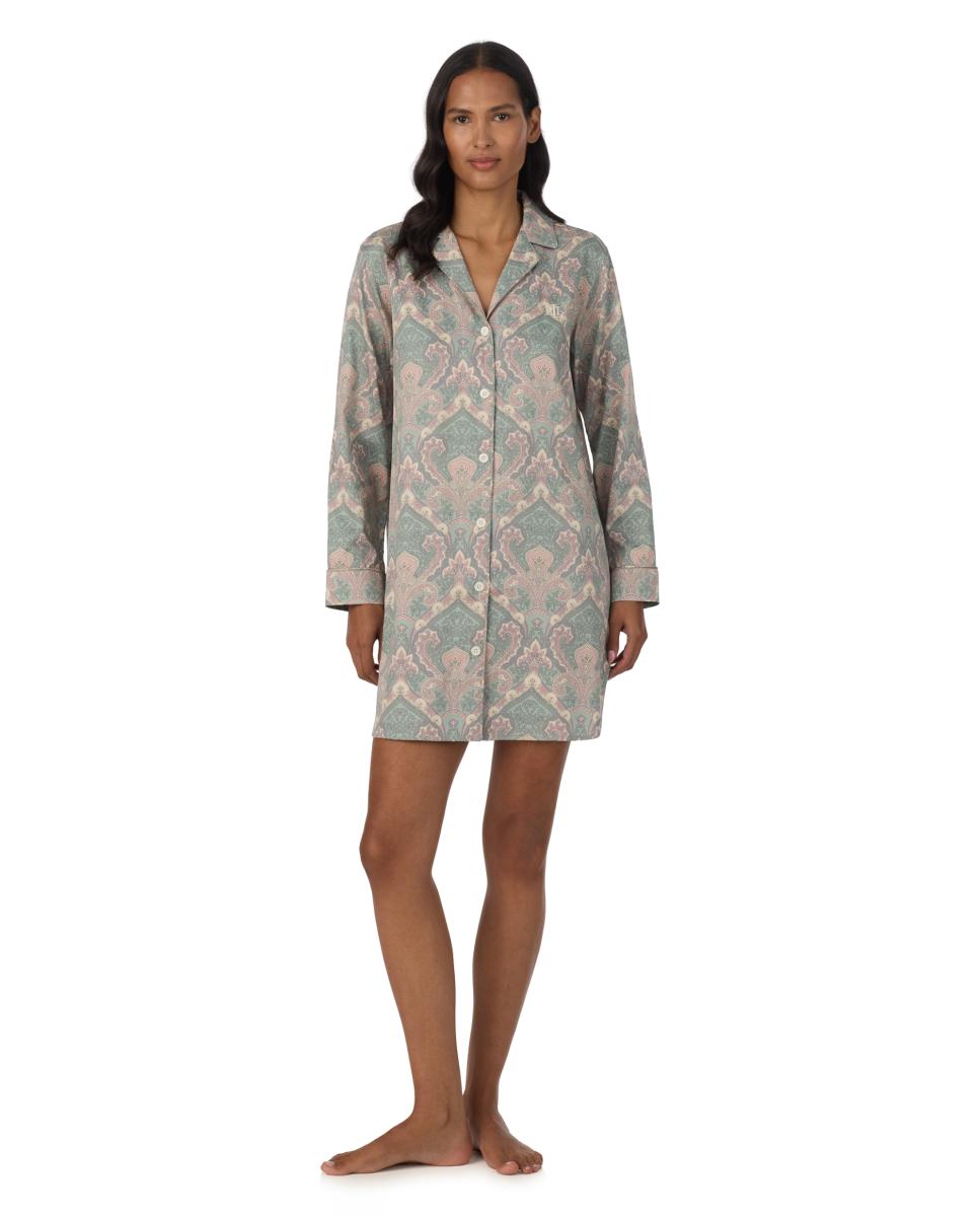 Camisola de mujer manga larga - Lauren - Rosa Rosa-1
