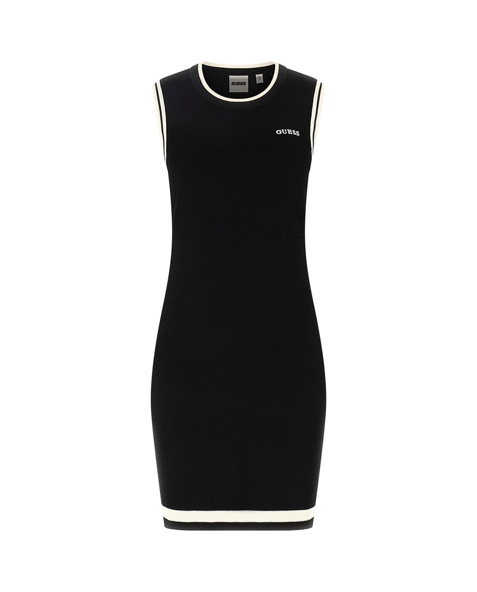 Vestido sem Mangas Preto-5