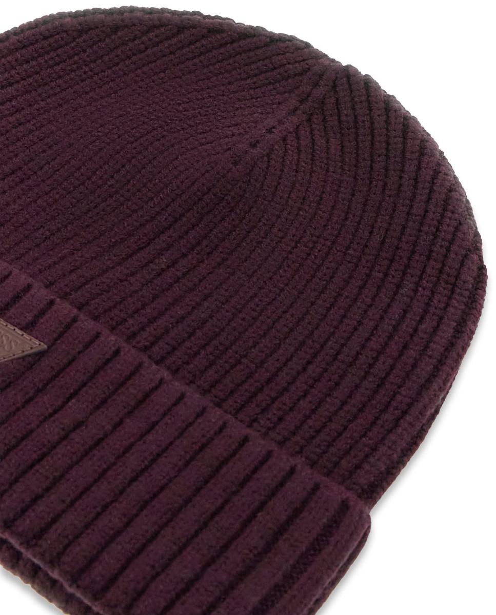 Gorra de punto con logo frontal - Guess - Rojo Rojo-4