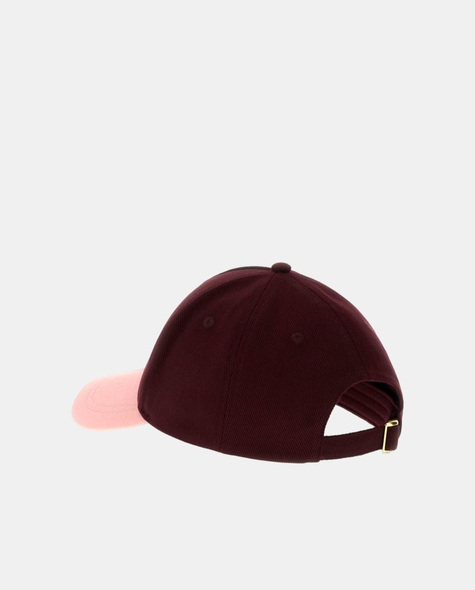 Gorra de mujer con visera a contraste y logo - Guess - Rojo Rojo-3