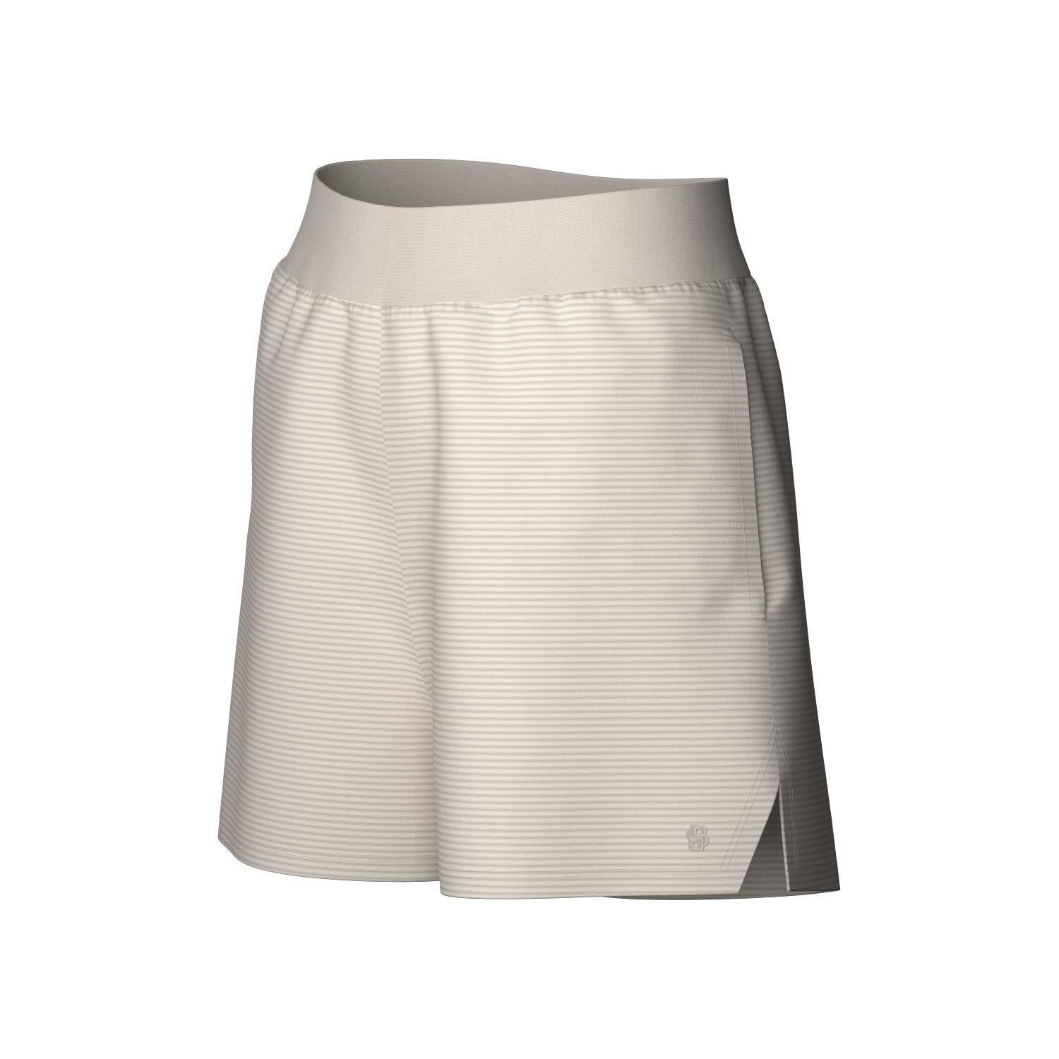 Calções de Pijama em Poliéster Branco-3