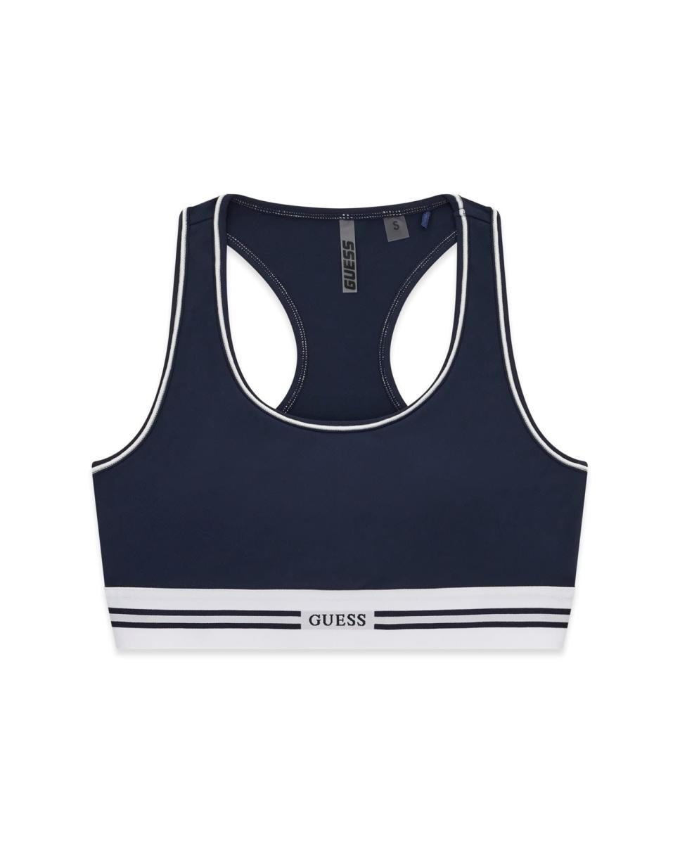 Imagen 5 de Top elástico de mujer con logo - Guess - Azul Azul