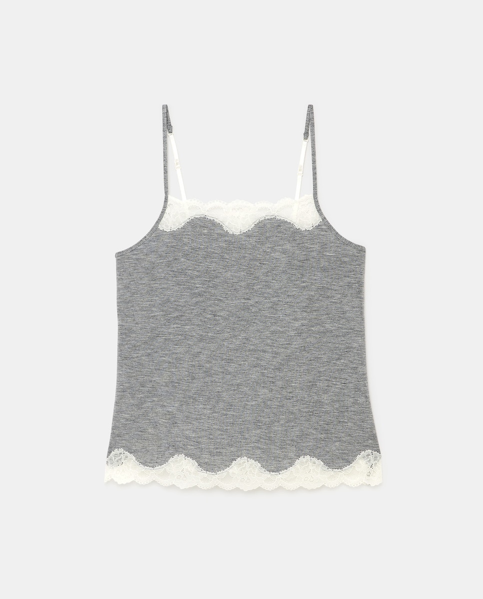 T-shirt de Pijama com Alças Rosa-claro-4
