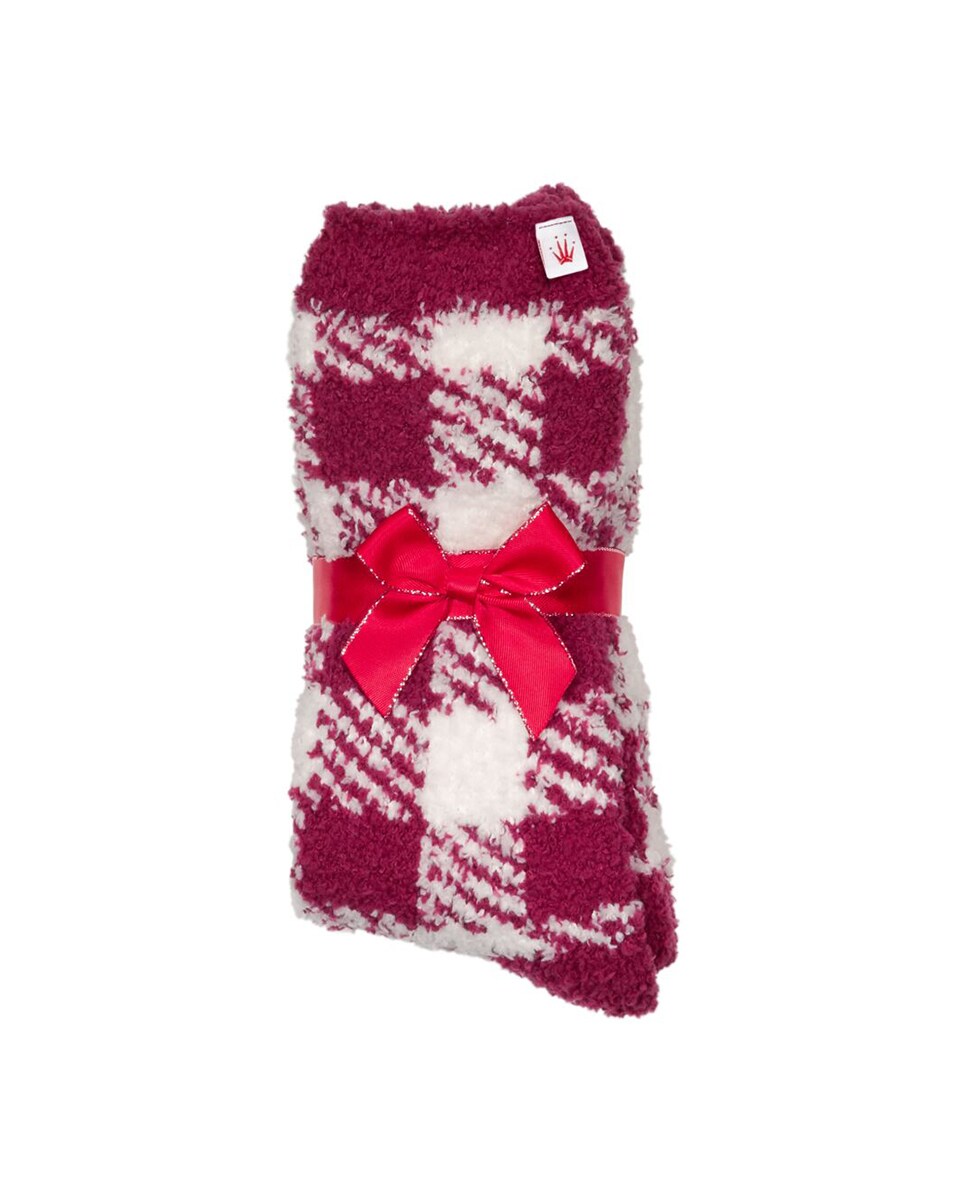 Pack de 2 Pares de Meias Antiderrapantes Vermelho-2