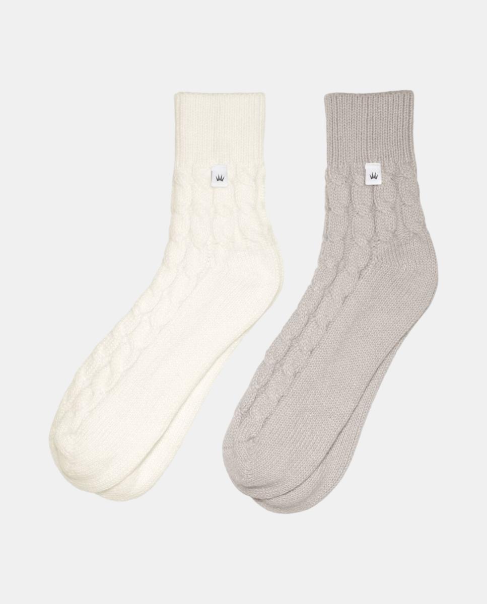 Imagem 0 de Pack de 2 Pares de Meias Ideais para Oferecer, em Tecido Suave e Quente