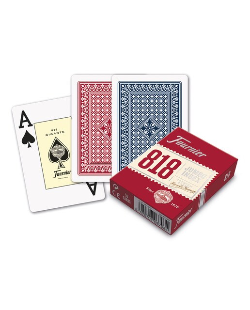 Naipes Póker con Índices Jumbo Nº 818 - Estuche cartulina (Cartas) 2
