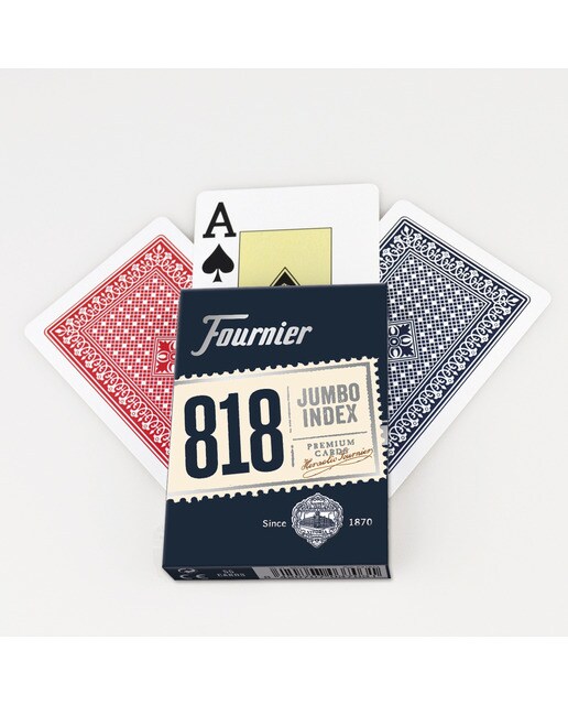 Naipes Póker con Índices Jumbo Nº 818 - Estuche cartulina (Cartas) 3