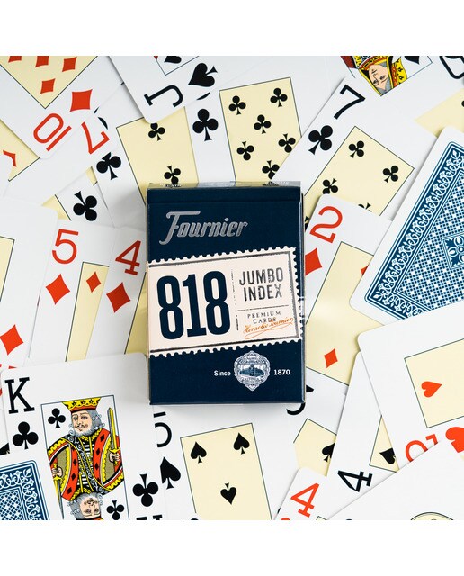 Naipes Póker con Índices Jumbo Nº 818 - Estuche cartulina (Cartas) 4