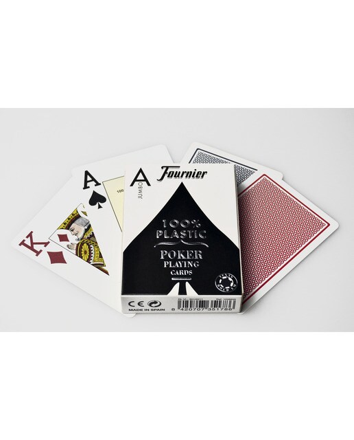 Naipes Póker de Plástico con Índices Jumbo Nº 2800 (Cartas) 3