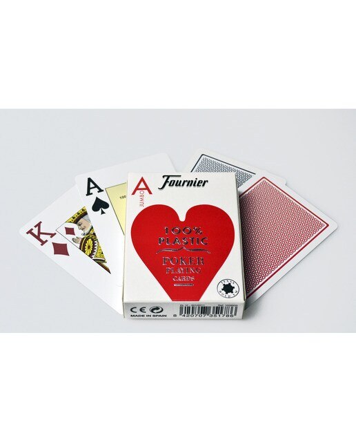Naipes Póker de Plástico con Índices Jumbo Nº 2800 (Cartas) 4