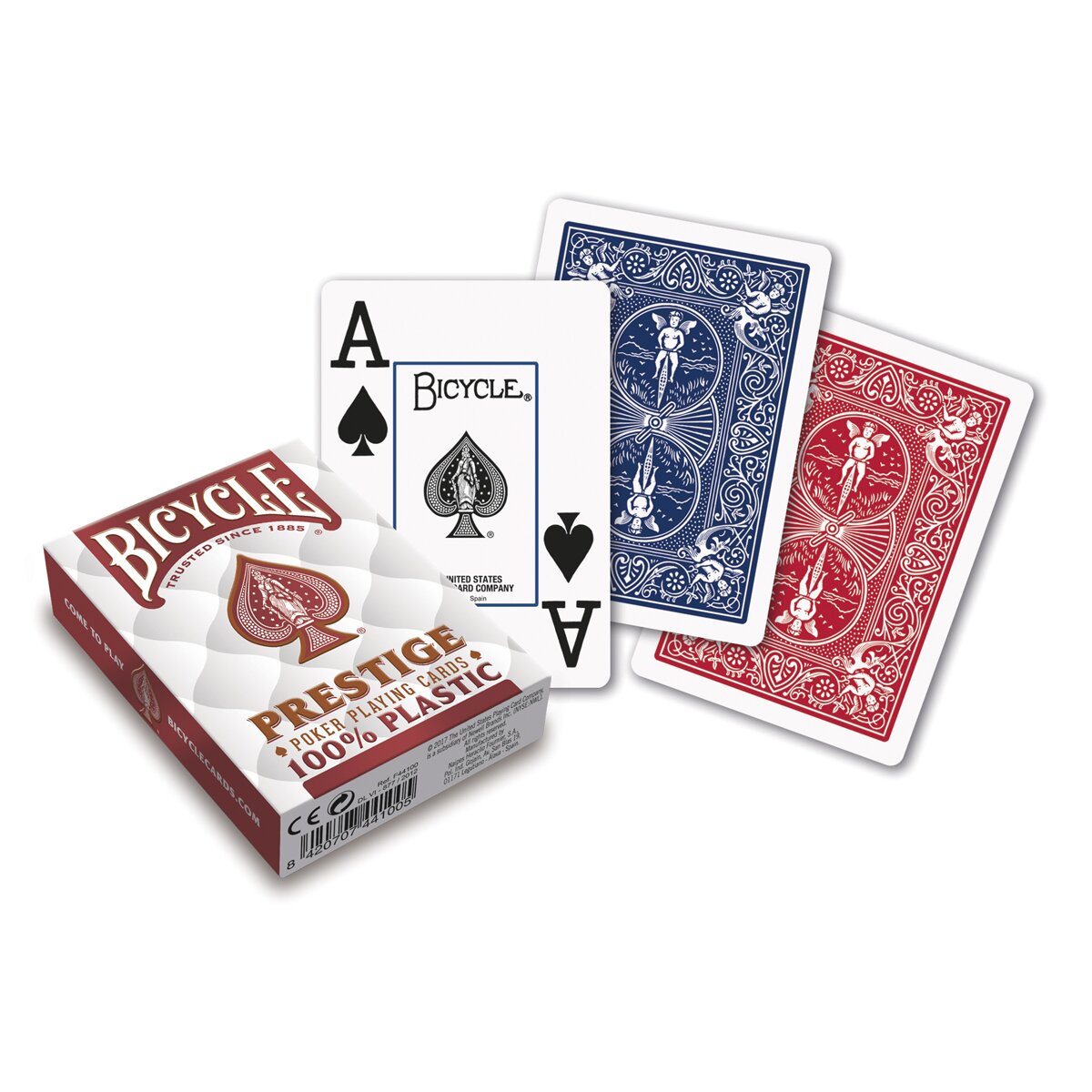 Naipes Póker de Plástico con Índices Jumbo Bicycle (Cartas) 2