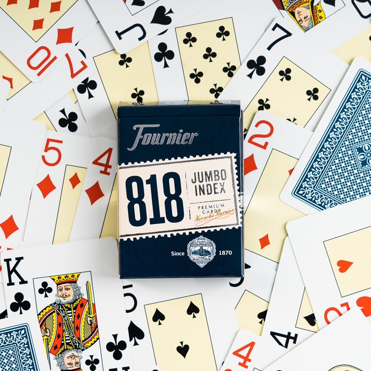 Baraja Poker Fournier nº818 de 55 Cartas Azul y Rojo 4
