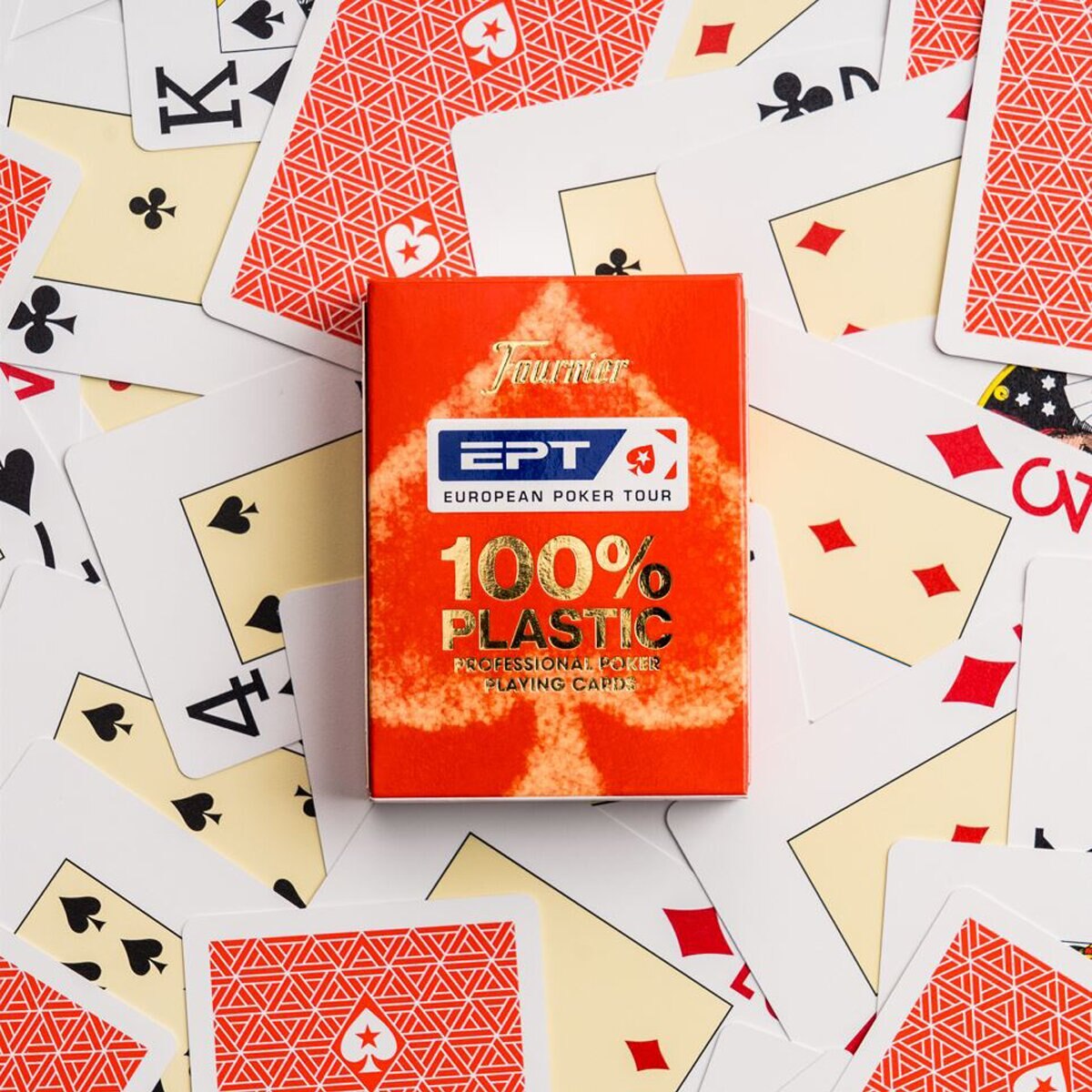 Baraja Poker Fournier 100% plastico EPT 4