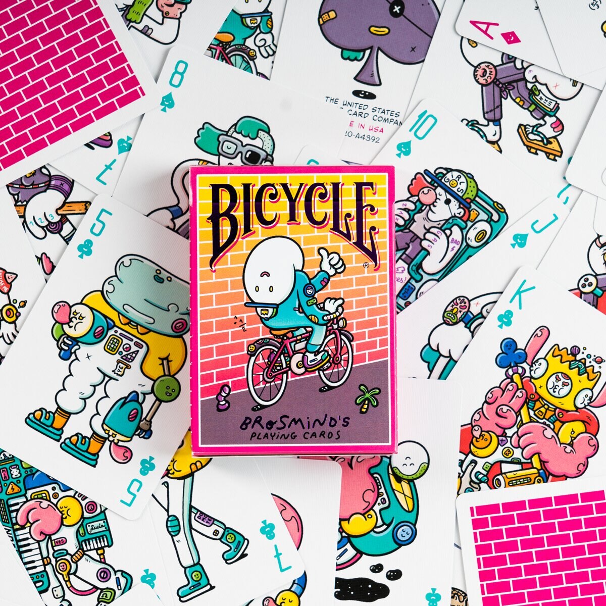 Baralho de póker Brosmind Bicycle Brosmind Four Gangs 3