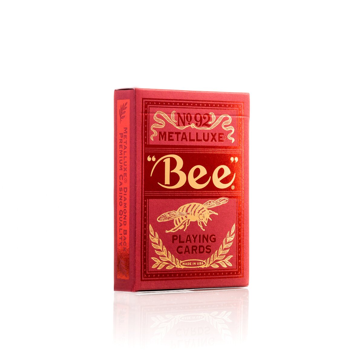 Imagem 0 de Baralho de póker Bee Metalluxe Red