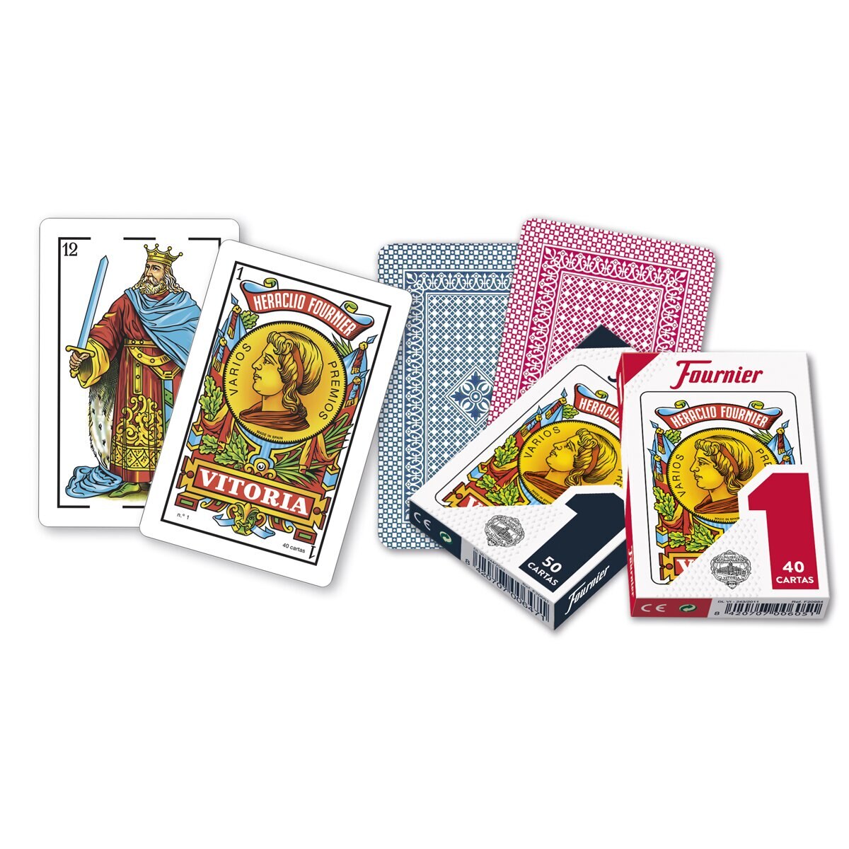 Baraja española Fournier 1-40 cartas 3