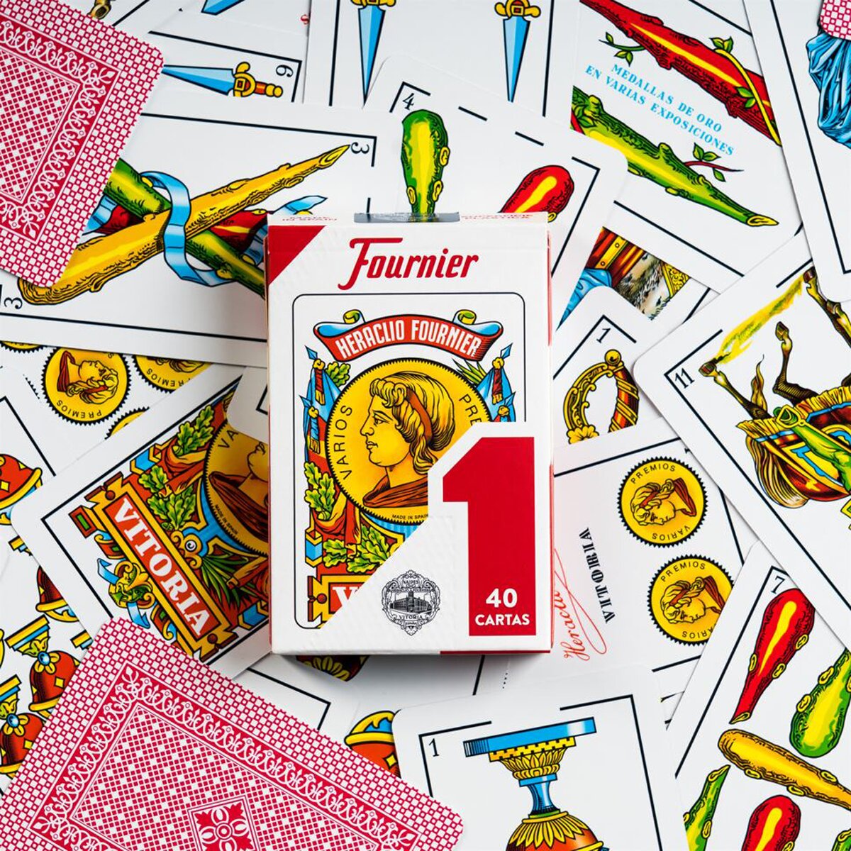 Baraja española Fournier 1-40 cartas 4