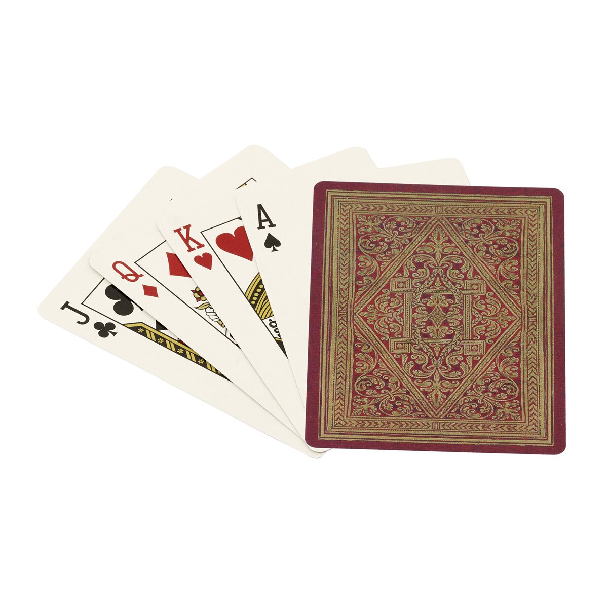 Jogo de cartas Senda Dorada Paperblanks com 54 cartas de póker 2