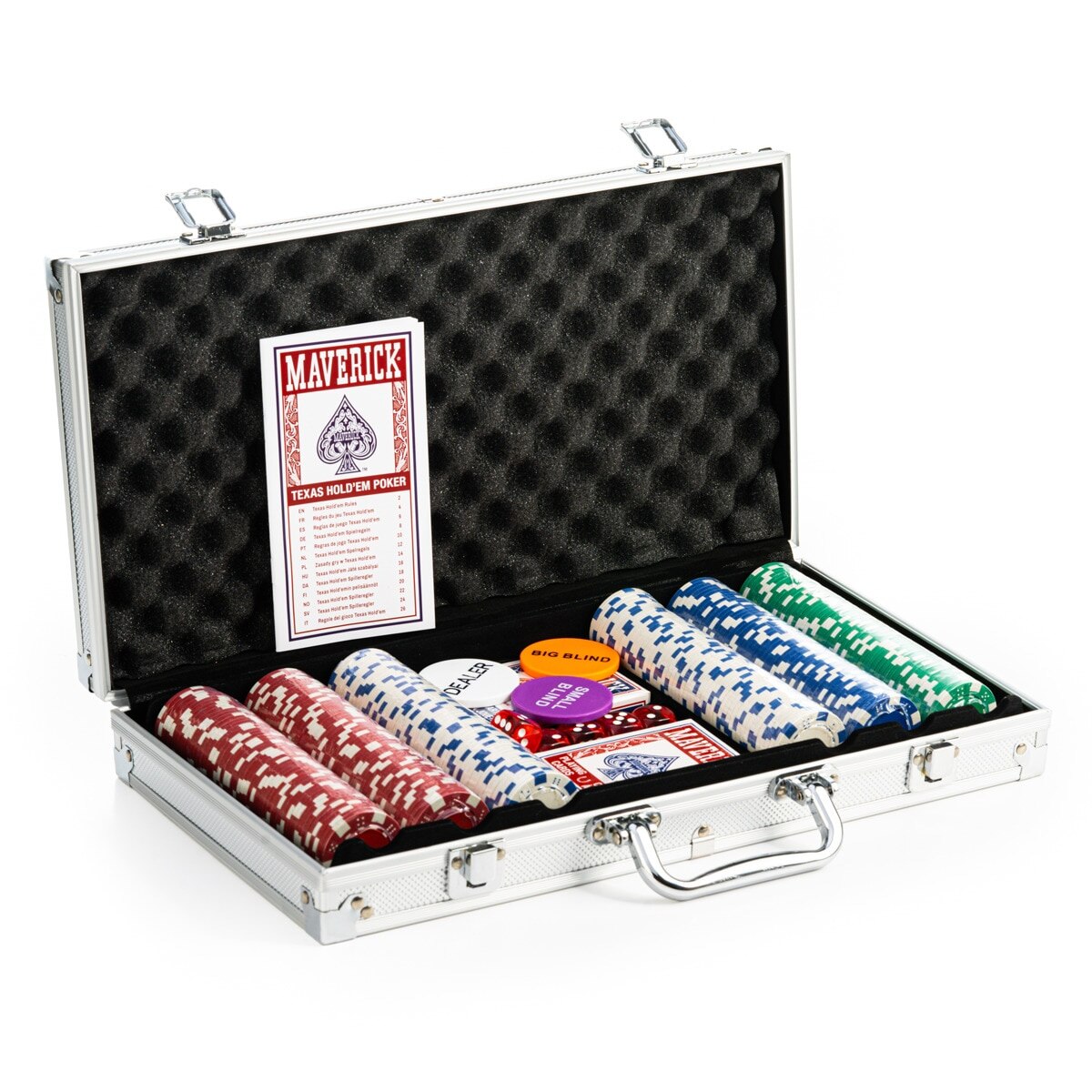 Set De Poker Fournier Maverick En Maletín de Aluminio 2