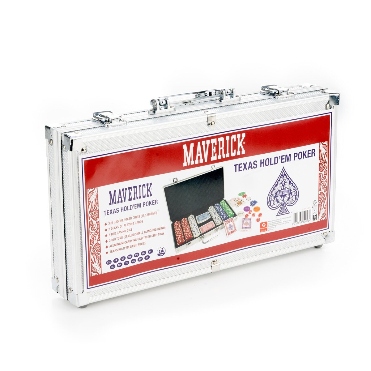 Set De Poker Fournier Maverick En Maletín de Aluminio 3