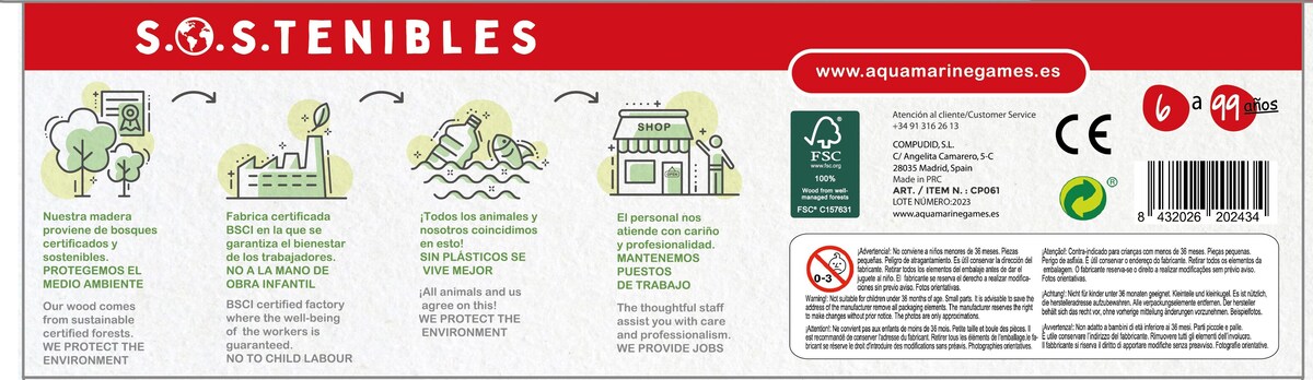 Conjunto de quebra Cabeças Os Impossiveis Aquamarine Games 2